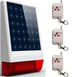 Alarma Comunitaria Solar + 3 Controles