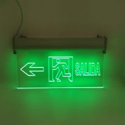 Letrero Salida Emergencia Izquierda