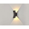 Aplique Led Muro 2*5w Negro